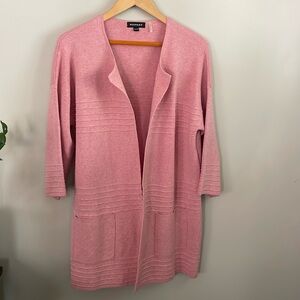 REPEAT women’s OVERSIZED Luxury Cardigan COTTON open front 36/XS